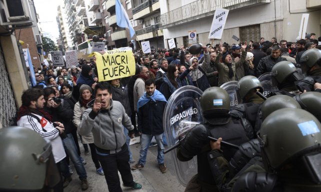 represion macri